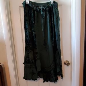 Holy clothing velvet  skirt